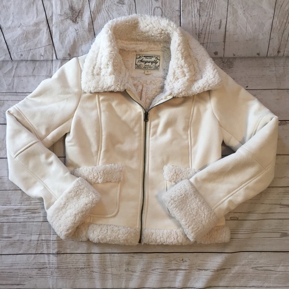 Sugarfly Jackets & Blazers - Ivory Sugarfly Jacket Sugarfly Jackets & Blazers - Ivory Sugarfly Jacket